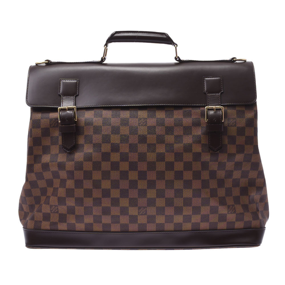 LOUIS VUITTON Damier West End Brown Canvas Boston Bag